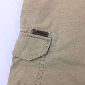 Short cargo Eddie Bauer homme 30 poches unisexe marron coton camping